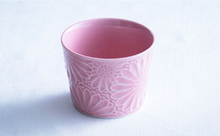 【波佐見焼】マリーゴールド ミニカップ＆ソーサー 5色セット「彩-sai-」【翔芳窯】 [FE138]