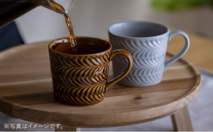 【波佐見焼】【大人気】ローズマリー アメ・オリベ プレート ボウル マグカップ 含む 10点セット【翔芳窯】 [FE185]
