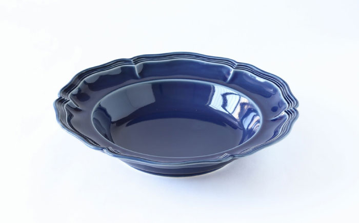 【波佐見焼】ombre de fleur ボウルL アズール 5枚セット 食器 皿【翔芳窯】 [FE401]