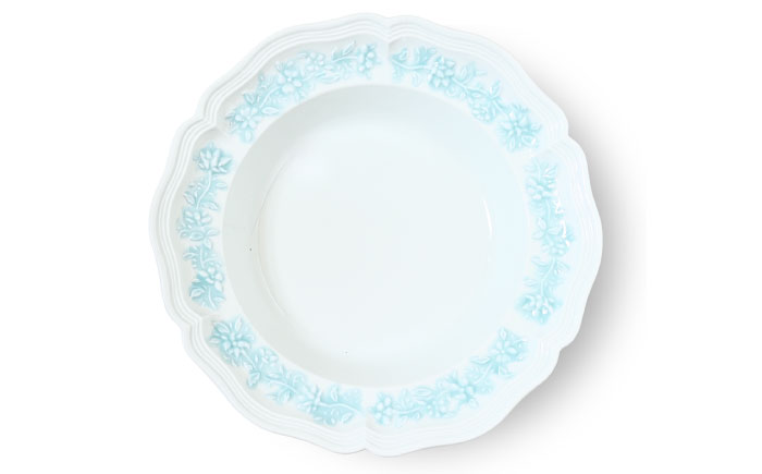 【波佐見焼】ombre de fleur ブーケボウル　palette blue　2枚セット　食器 皿【翔芳窯】 [FE431]