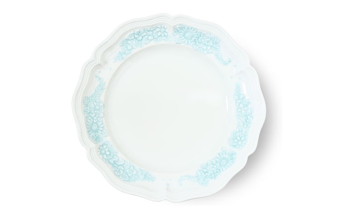 【波佐見焼】ombre de fleur ブーケプレート　palette blue　食器 皿【翔芳窯】 [FE438]