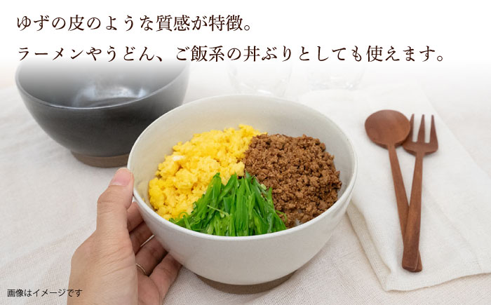 【波佐見焼】Furelu 丼（ホワイト・グリーン）2点セット 食器  皿 茶碗 鉢 ペア【藍染窯】 [JC145]