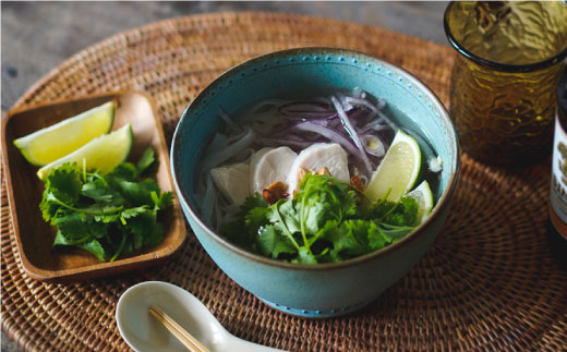 【波佐見焼】ブロンズ 丼 どんぶり ブルー 2点セット【藍染窯】 [JC28]