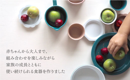 【波佐見焼】teteeat 子供食器 イエロー ボウル プレート 小皿 4点セット 食器 皿 【堀江陶器】 [JD124]