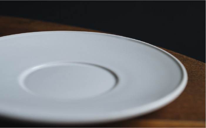 【波佐見焼】デルフト皿 プレート18cm 白つや釉 2枚セット【イロドリ】 [KE19]