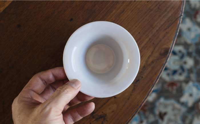 【波佐見焼】ハット ボウル tall 白つや釉 2個セット【イロドリ】 [KE22]