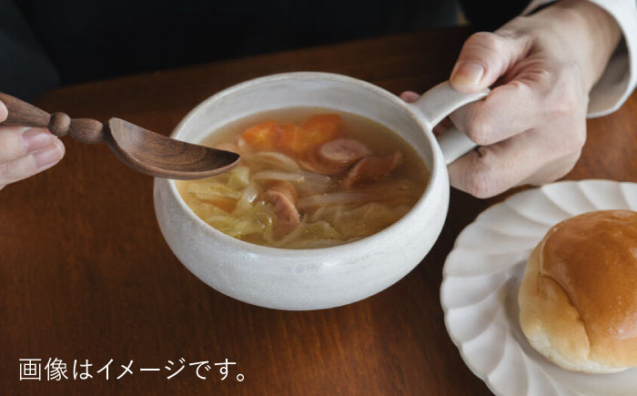 【波佐見焼】スープのためのカップ（アンティークホワイト） 2個セット 食器 皿【イロドリ】 [KE64]