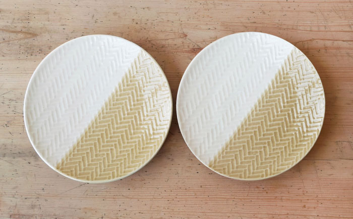 【波佐見焼】AMIME 6寸皿 2点セット【studio wani】 [MB69]