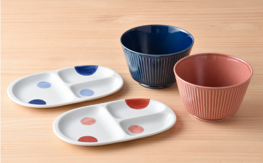 【波佐見焼】プレート どんぶり 含む オリジナルセットアップ商品【光和陶器/アイユー】 [NB51]