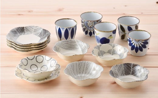 【波佐見焼】オリジナルセットアップ商品 そばちょこ 小皿【natural69/福田陶器店】 [NB66]