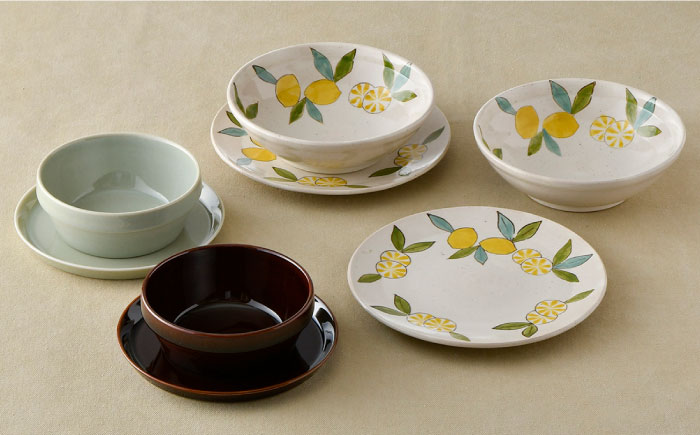 【波佐見焼】オリジナルセットアップ商品 プレート ボウル【マルヒロ/福田陶器店】 [NB81]