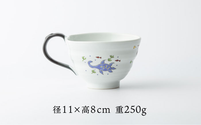 【波佐見焼】マグスープ碗（ホワイト）スープマグカップ 食器 【ふきの陶】 [NF12]