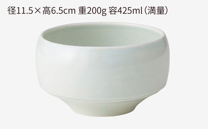 【波佐見焼】haku碗 月白 2点セット【西海陶器】 [OA436]