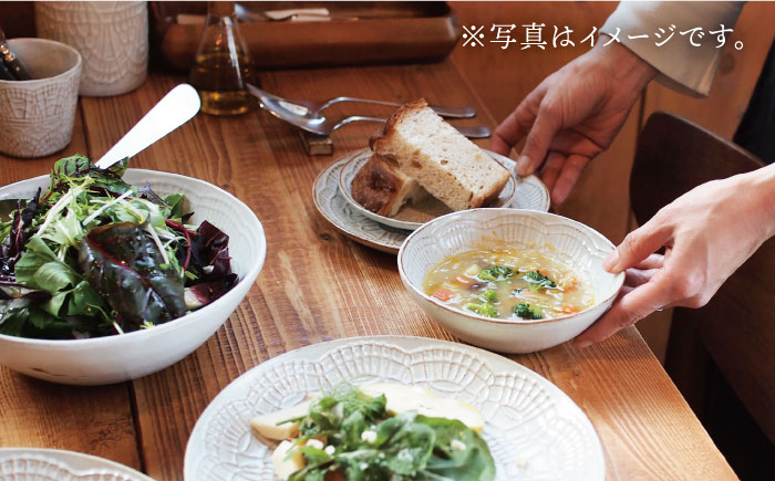 【波佐見焼】Doily bowl L ボウル ペアセット【sen/京千】 [OB11]