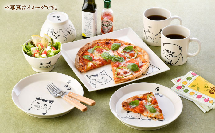 【波佐見焼】ネコづくし 食器セット 豪華17点にゃ！【福田陶器店】 [PA348]