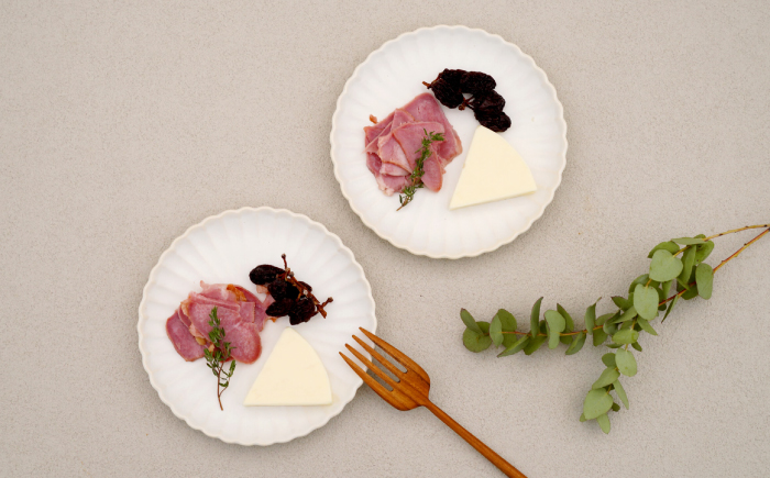 【波佐見焼】花しのぎ 取皿 ペア 白【団陶器】 [PB170]