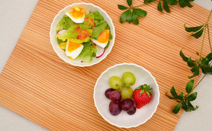 【波佐見焼】花しのぎ 丸小付 ペア 白【団陶器】 [PB185]