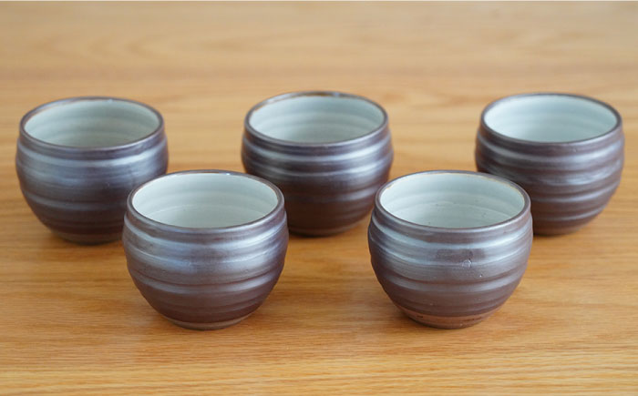 【波佐見焼】焼〆 仙茶揃【団陶器】 [PB71]