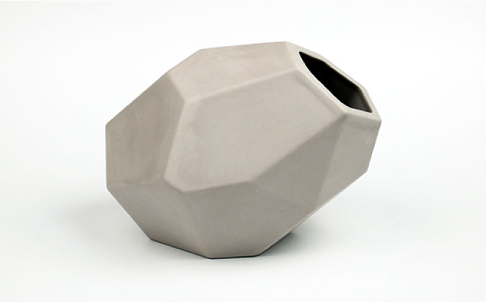 【波佐見焼】corock フラワーベース silent 2色セット （S灰/S霧） 花瓶 nucca NEIROシリーズ【山下陶苑】 [PC43]