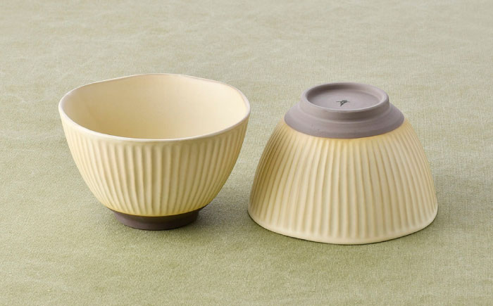 【波佐見焼】しのぎ 丼ぶり 4色セット【トーエー】 [QC77]