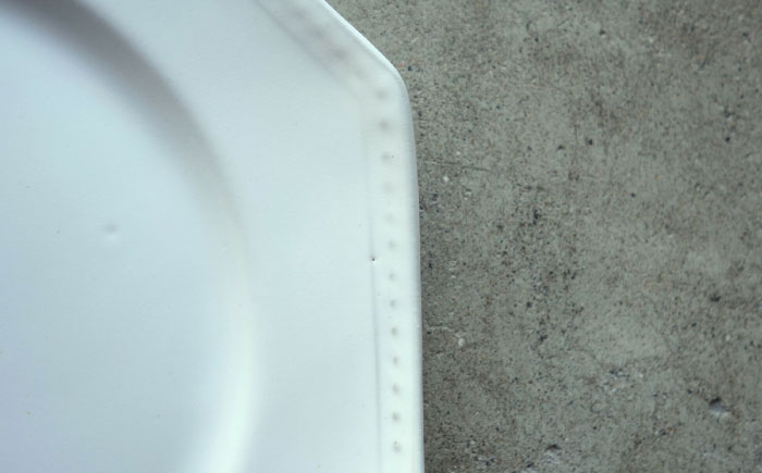 【波佐見焼】白釉 オクトゴナル長皿【吉田健宗】 [RB25]