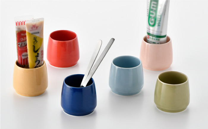 【波佐見焼】6色カラー マルチ カップ 小鉢 スープマグ 陶器 食器【舘山堂】 [RC24]