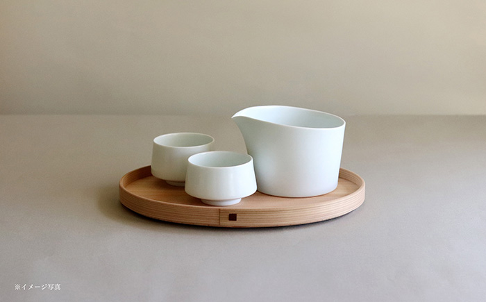 【波佐見焼】白磁の酒器セット 片口 ちょこ【アトリエビスク】 [RD20]