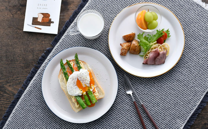 【波佐見焼】プレート（渕錆ライン/渕青ライン） ペアセット パスタ皿【ROXY・HASAMI】 [SB162]