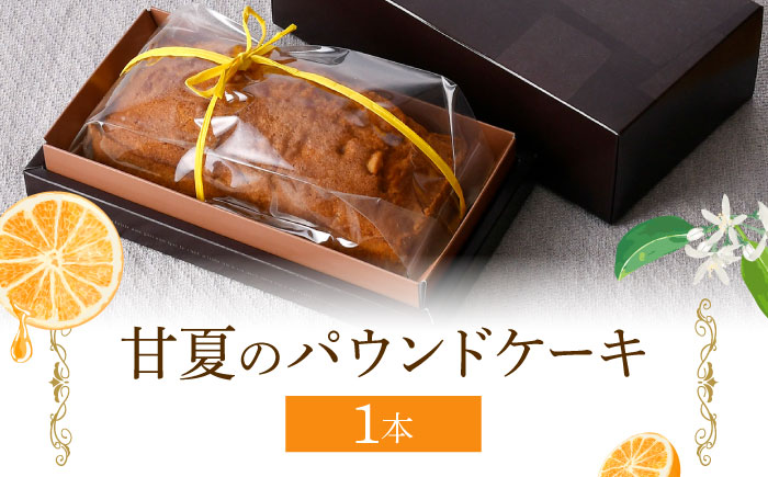 【波佐見から届く心温まる味】甘夏のパウンドケーキ 【るなんのお菓子】 [SG01]