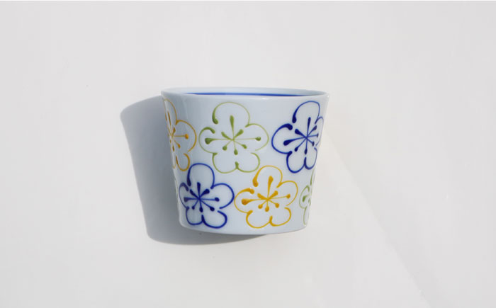 【波佐見焼】花柄 そばちょこ 5色セット【協立陶器】 [TC38]