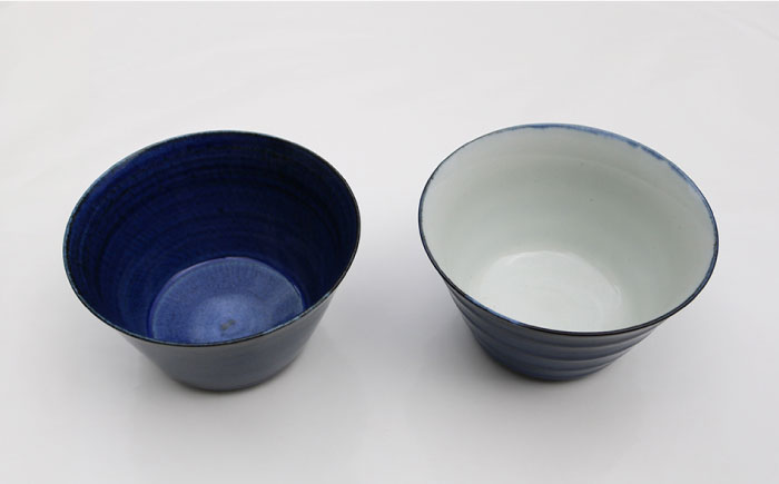【波佐見焼】藍巻 スタイルボール ボウル ペアセット【協立陶器】 [TC42]