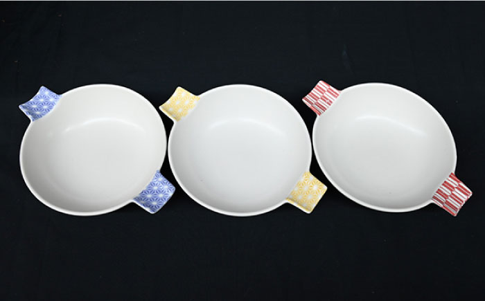 【波佐見焼】オーブンウェア グラタン皿 耳付丸鉢 3枚セット 耐熱食器 オーブン可【協立陶器】 [TC65]