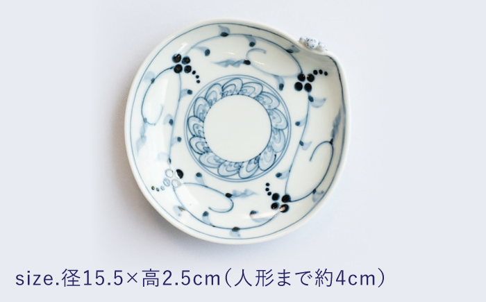 【波佐見焼】木の実唐草 一閑人銘々皿 2枚セット【FOURGRACE】 [UG13]