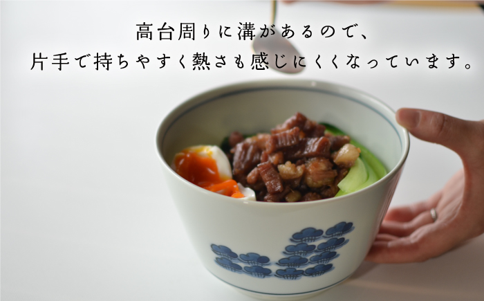 【波佐見焼】easy don 古染付 2個セット どんぶり ボウル 【ZOE・一誠陶器】 [VE26]