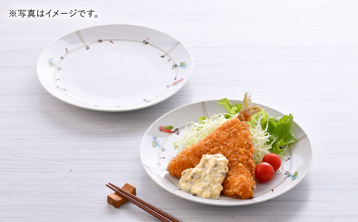 【波佐見焼】ことりの森 21cm プレート 2枚セット【まるしん】 [WD42]