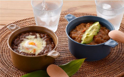 【波佐見焼】オーブンウェア ココット ペアセット（2点） ボウル スープカップ 小鉢 【光春窯】 [XD03]