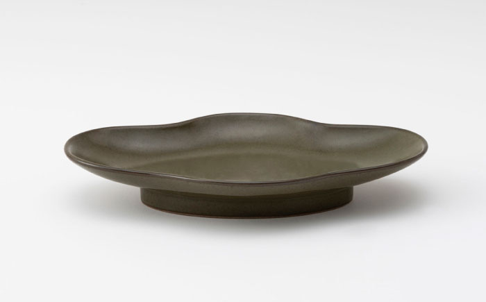 【波佐見焼】zen to 五十嵐可菜「餃子皿」 ウグイス 2点セット【中善】 [YE24]