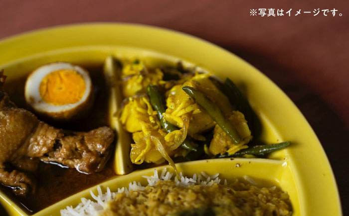 【波佐見焼】zen to ユザーン カレー皿 「仕切りが取れるカレー皿 yellow」2枚セット【中善】 [YE43]