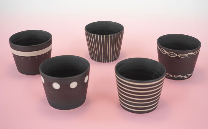 【波佐見焼】蕎麦猪口（マルチカップ）5柄 そばちょこ 小鉢 陶器 【鐵山陶器】 [ZD09]