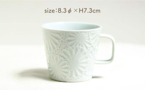 【波佐見焼】マリーゴールド マグカップ ペア 赤・白【翔芳窯】 [FE25]