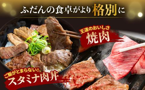 【3回定期便】特選 焼肉 2種盛り 長崎和牛 出島ばらいろ ロース カルビ カタロース モモ（600g/回）【肉のマルシン】 [FG35] 肉 牛肉 焼き肉 赤身 バーベキュー BBQ 定期便