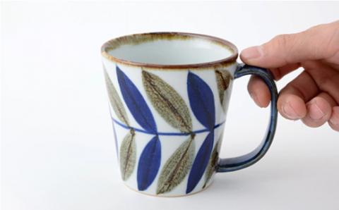 【波佐見焼】藍の器 ビッグ マグカップ 5点セット【福田陶器店】 [PA23]