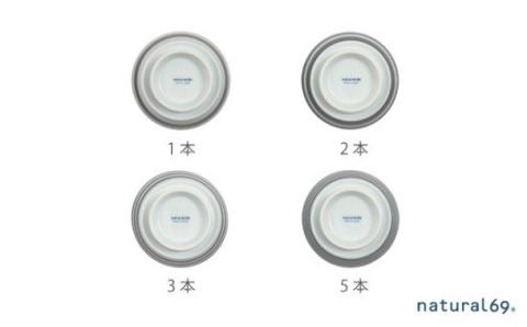 【波佐見焼】ボーダーボーダーどんぶり 4柄セット【natural69】 [QA51]