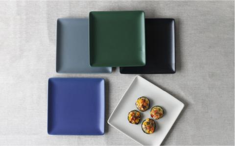 【波佐見焼】 おむぱん皿 平皿 5点セット 【Cheer house】 [AC02]