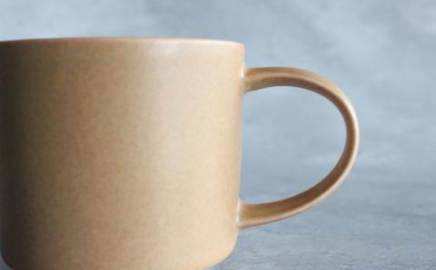 【波佐見焼】Naturalシリーズ マグカップ M 2個セット （キャメル） マット【光春窯】 [XD90]