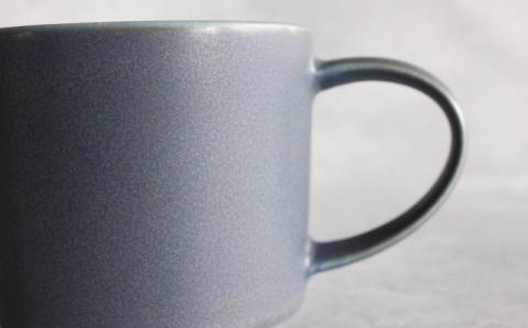 【波佐見焼】Naturalシリーズ マグカップ M 2個セット （ネイビー） マット【光春窯】 [XD98]