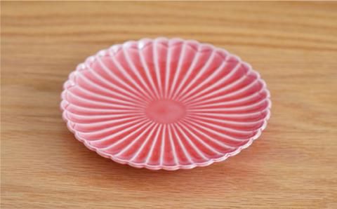 【波佐見焼】花しのぎ 新トリオ取皿 プレート (白・薄赤・薄黄)【団陶器】 [PB59]