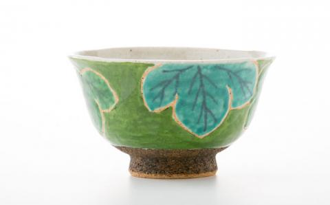 【波佐見焼】色絵ぶどう どんぶり【洸彩窯】 [EE23]