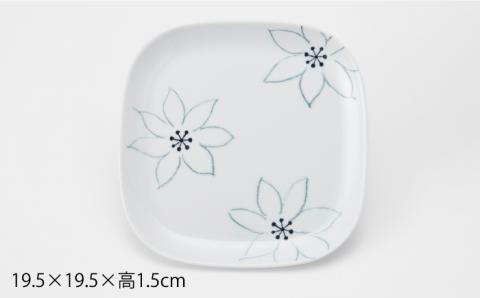 【波佐見焼】角トレー（中） 皿 3枚セット【Cheer house】 [AC107]