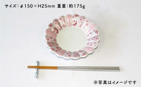 【波佐見焼】花離宮 15cm 丸皿 3枚セット【石丸陶芸】 [LB69]